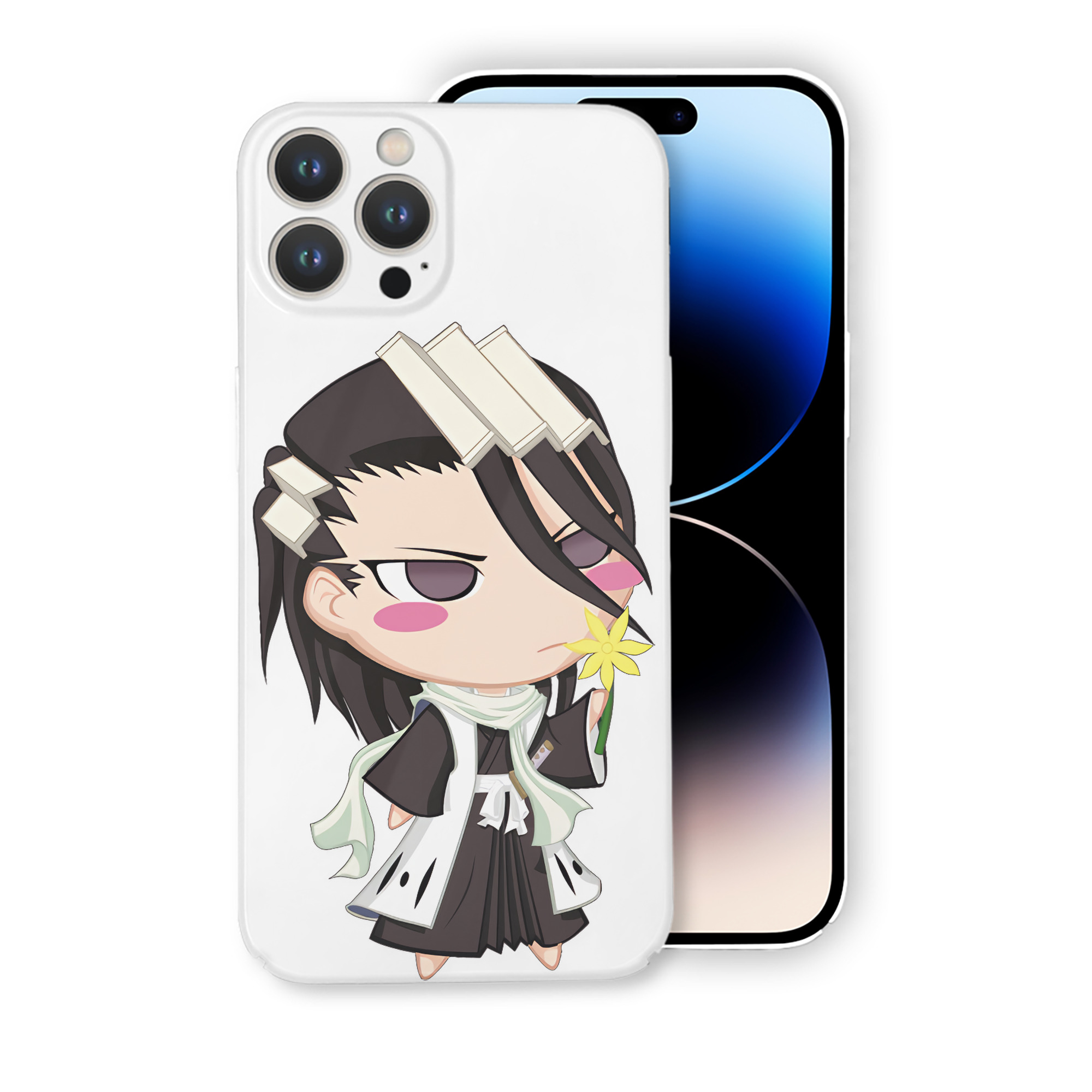 （画像用） ブリーチ くちき びゃくや BLEACH Kuchiki Byakuya 【iPhone 14シリーズ対応】ハードケース
